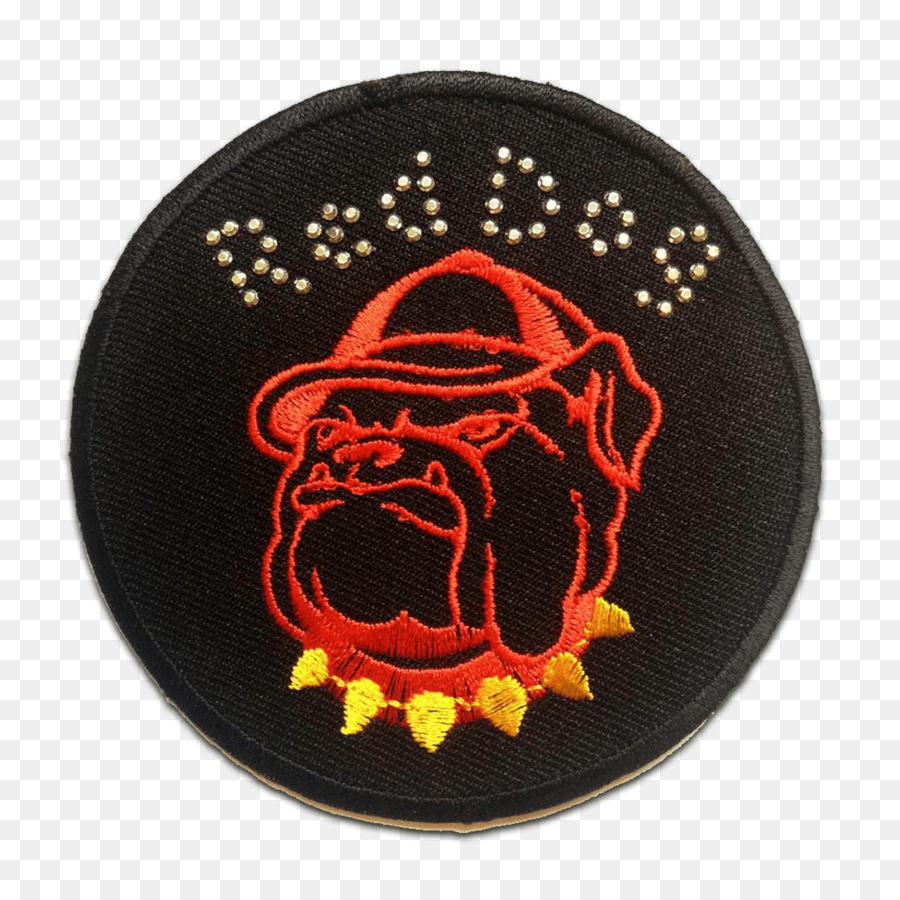 Bulldog，Bordir Patch PNG