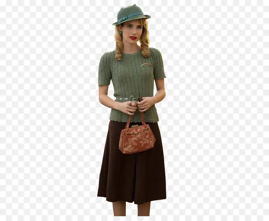 Wanita Dengan Pakaian Vintage，Mode PNG