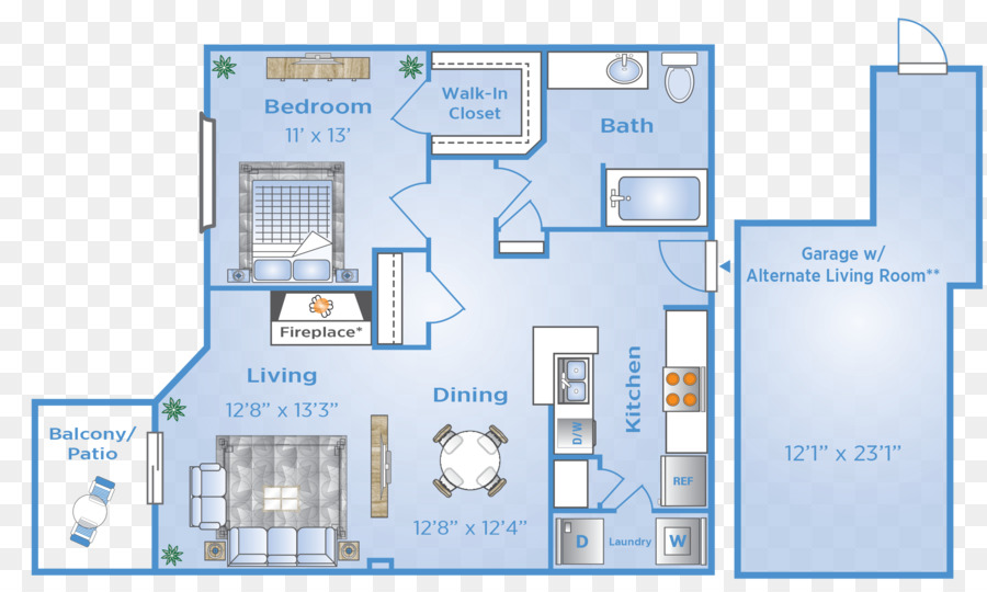 Denah，Apartemen PNG