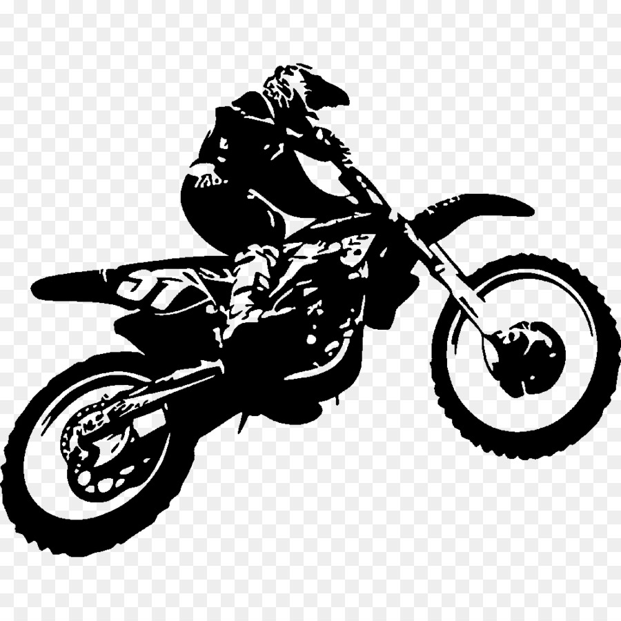 Motocross Stiker Dinding Endurocross Gambar Png