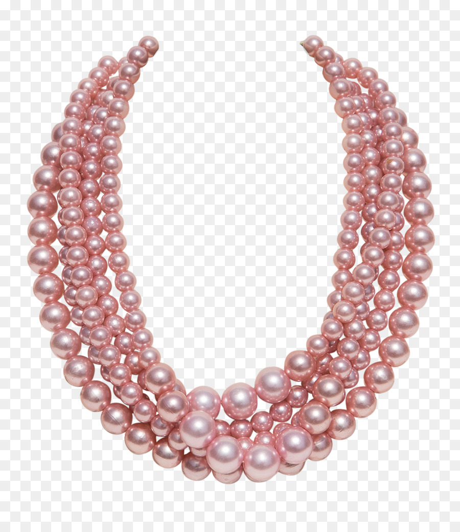 Kalung Mutiara Merah Muda，Kalung PNG