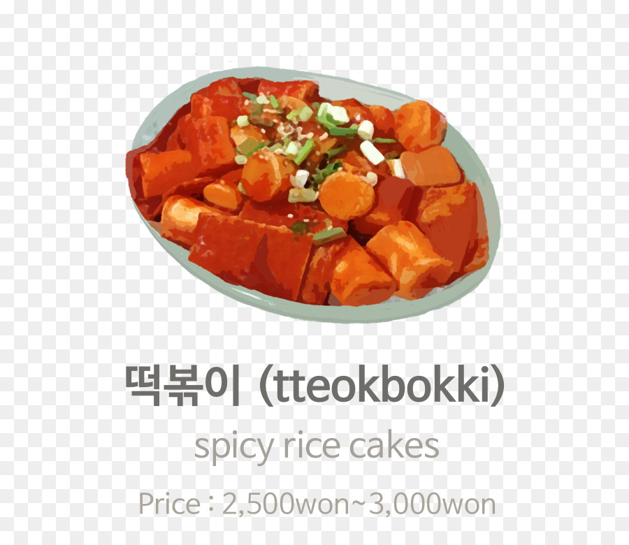 Tteokbokki，Kue Beras PNG