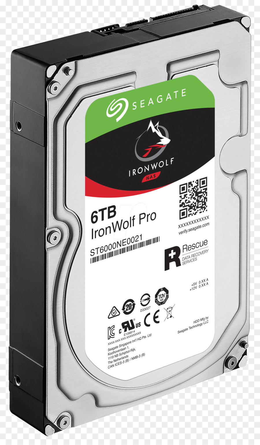 Seagate Ironwolf Pro St2000ne0025 Internal Hard Drive Sata 6gbs 128 Mb 35 100 Garansi 5 Tahun 7200 Rpm 480000000000，Hard Drive PNG