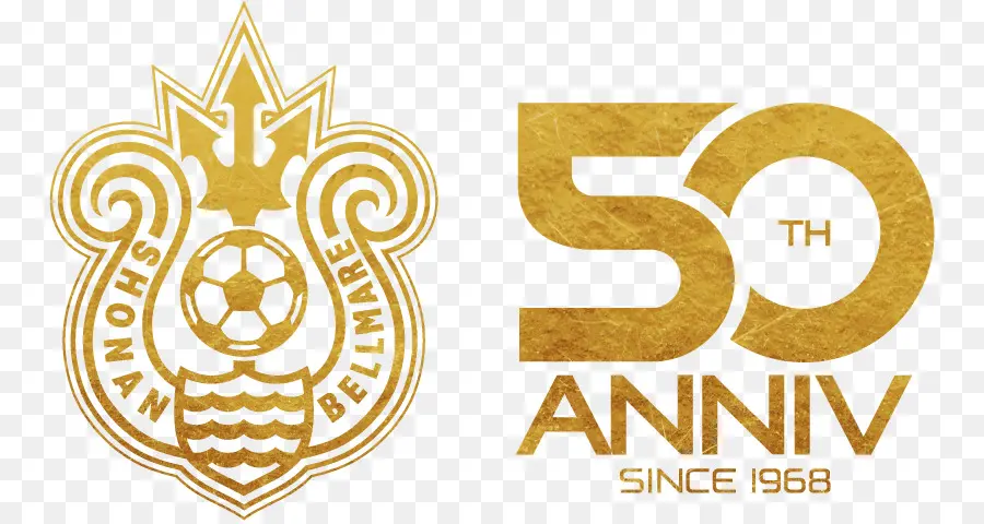 Logo Hari Jadi Ke 50，Emas PNG