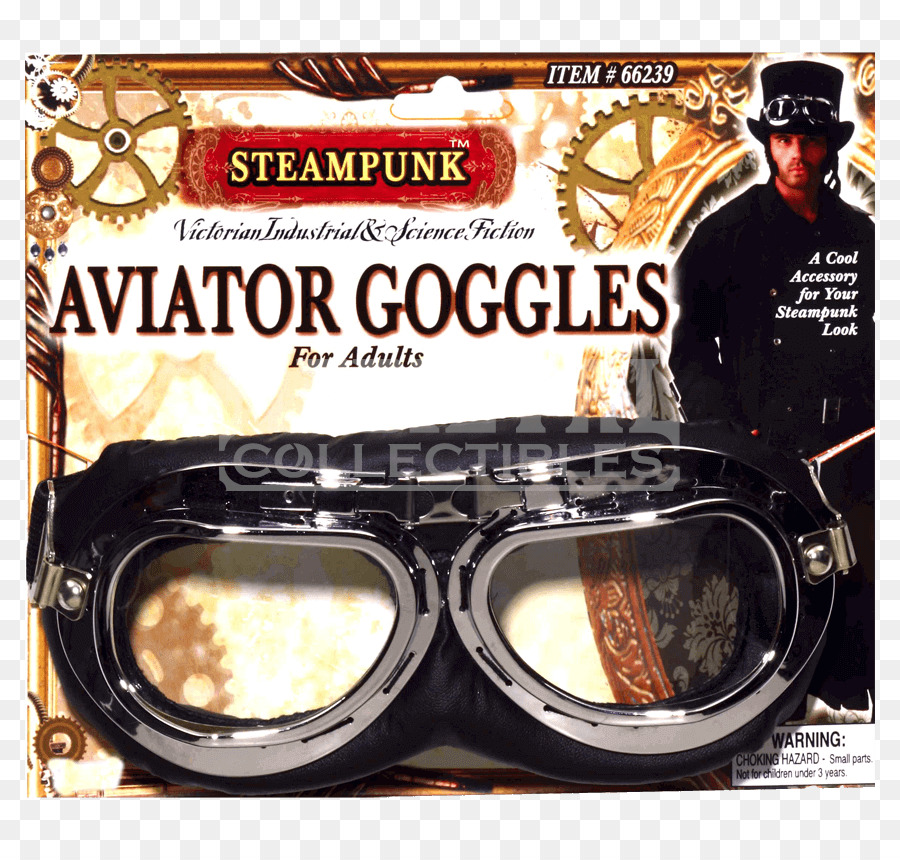 Steampunk，Kacamata Aviator PNG