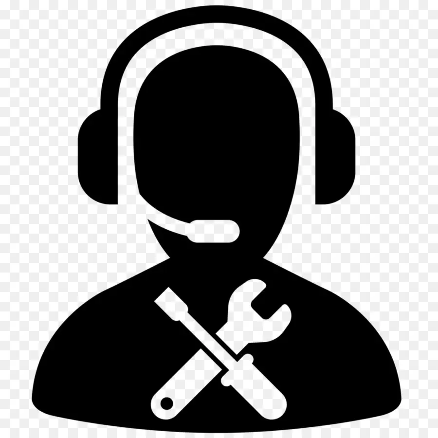 Ikon Dukungan，Headset PNG