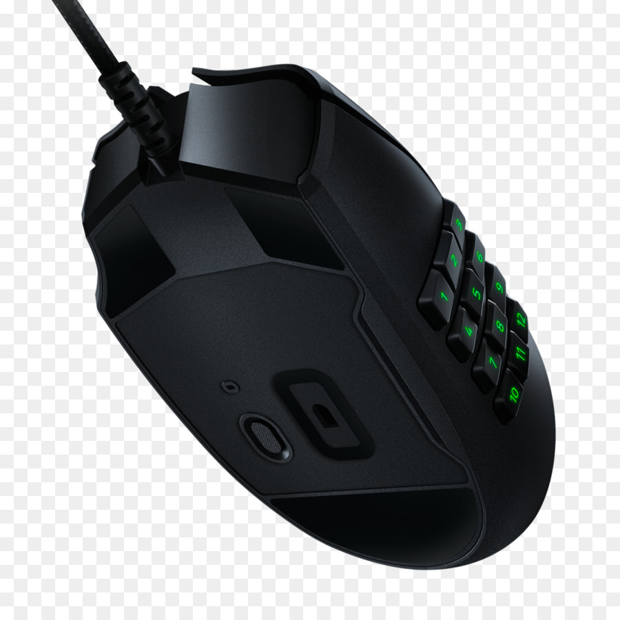 Mouse Berkabel Hitam，Komputer PNG