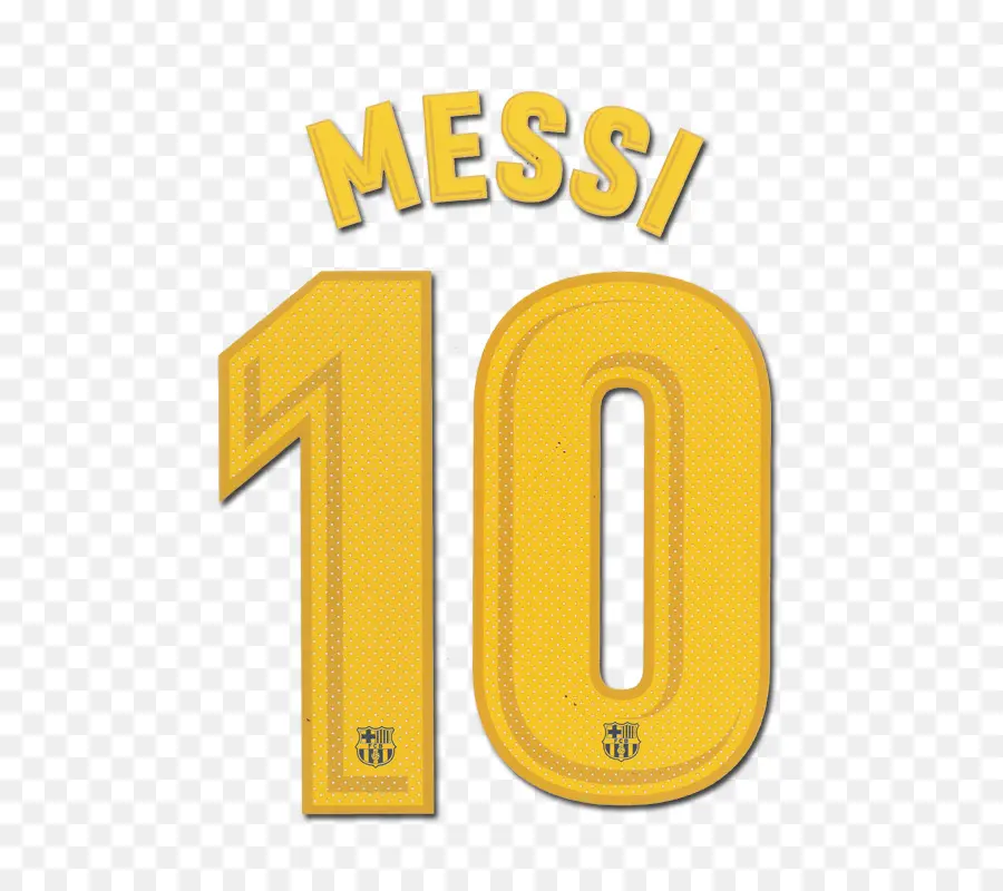 Kuning Nomor 10，Messi PNG