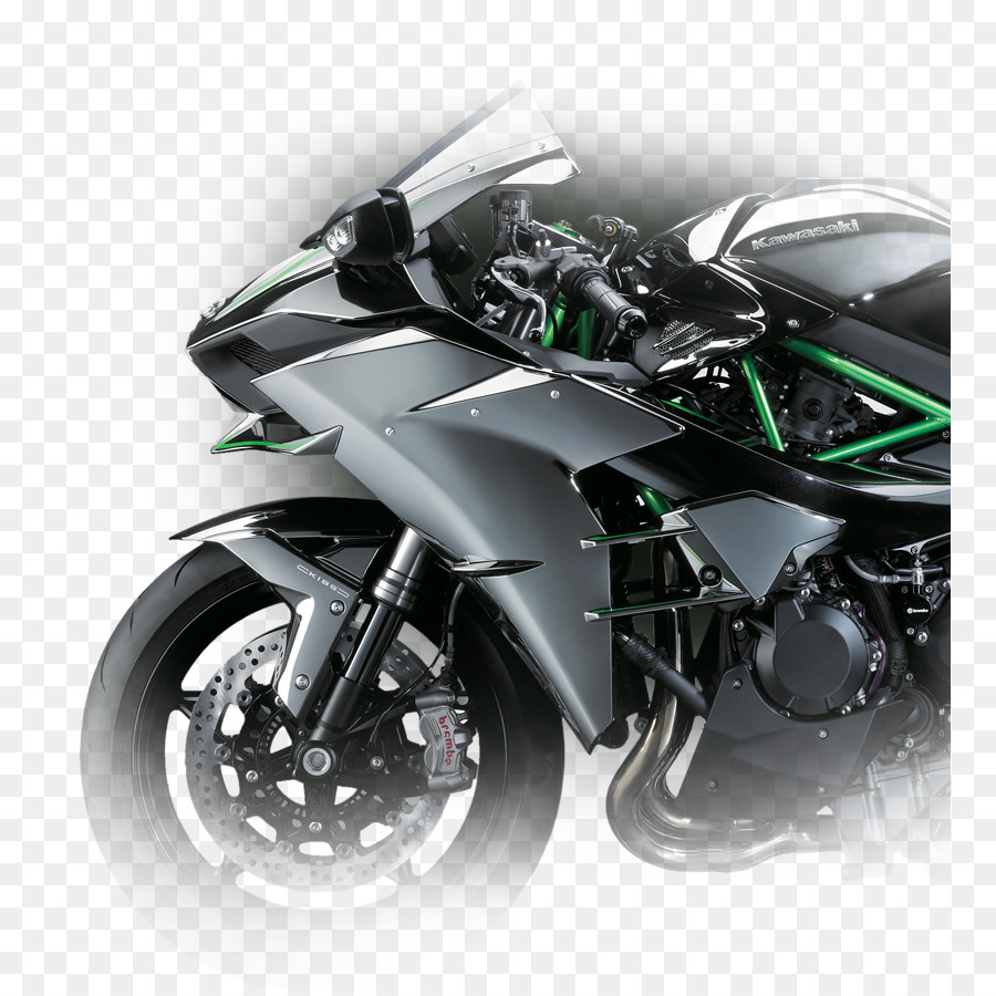 Kawasaki Ninja H2 Sepeda Motor Desktop Wallpaper Gambar Png