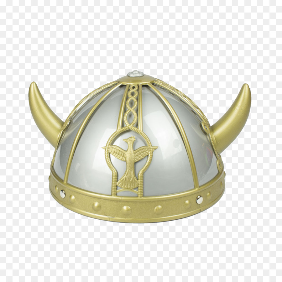 Helm Viking，Emas PNG