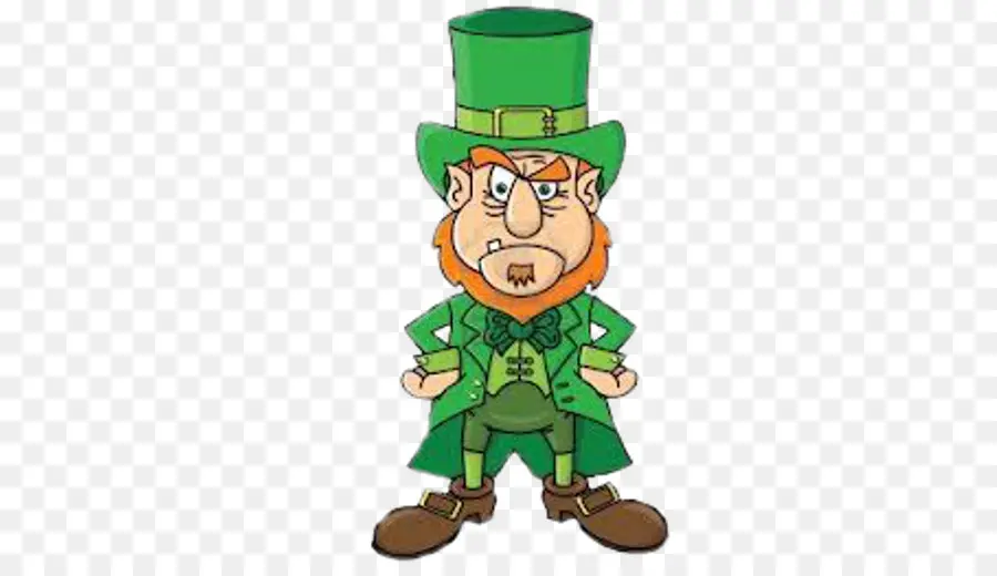 Leprechaun Hijau，Topi PNG