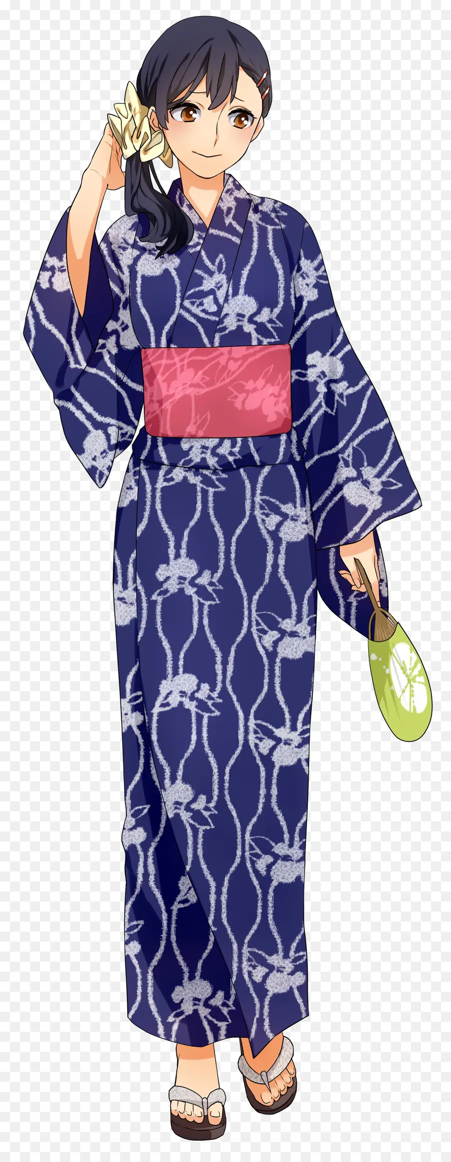 Wanita Di Kimono，Tradisional PNG