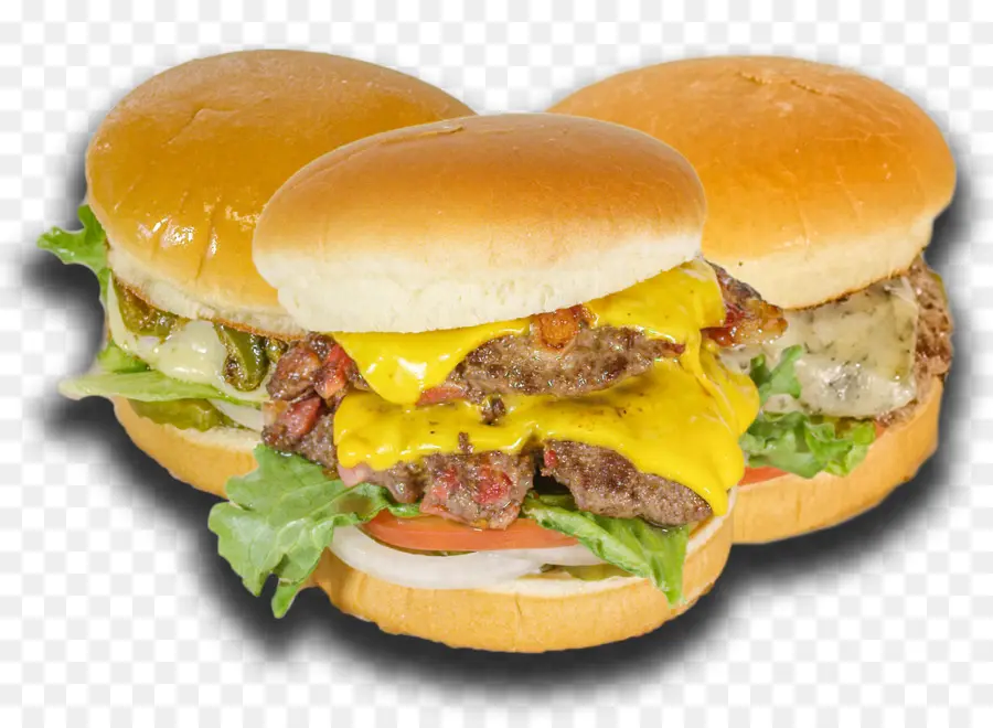 Cheeseburger，Selada PNG