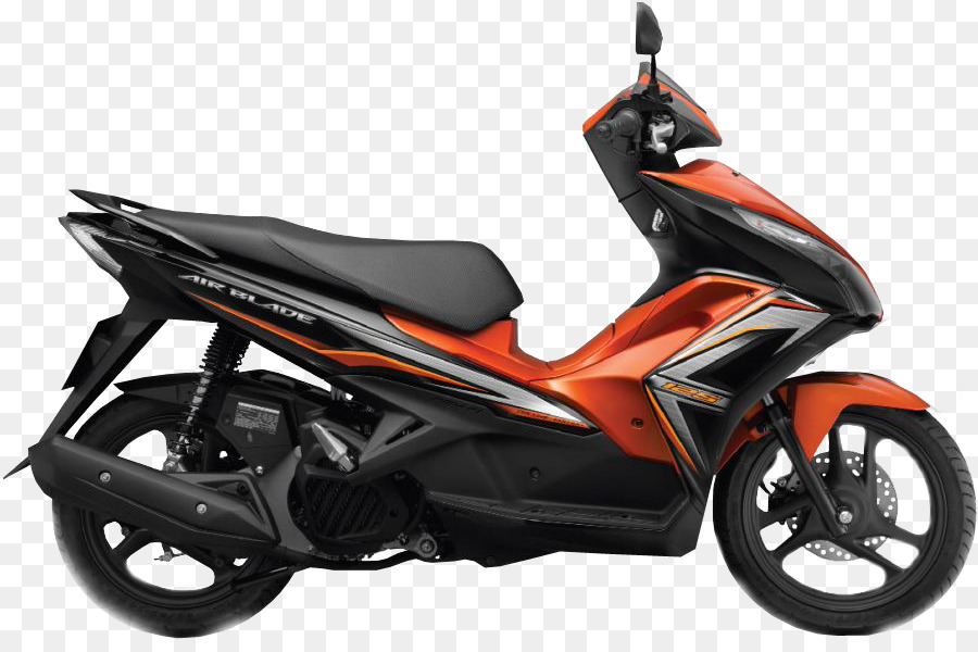 Sepeda Motor Merah Hitam，Skuter PNG