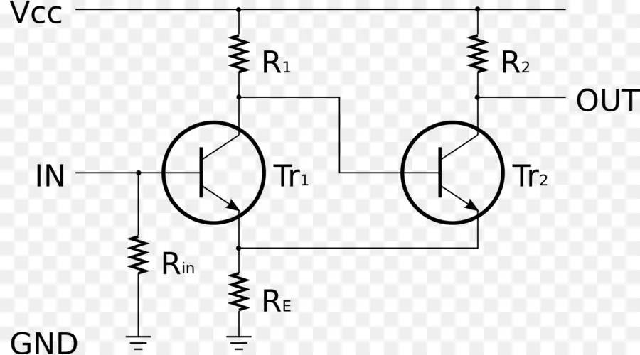 Diagram Sirkuit，Transistor PNG