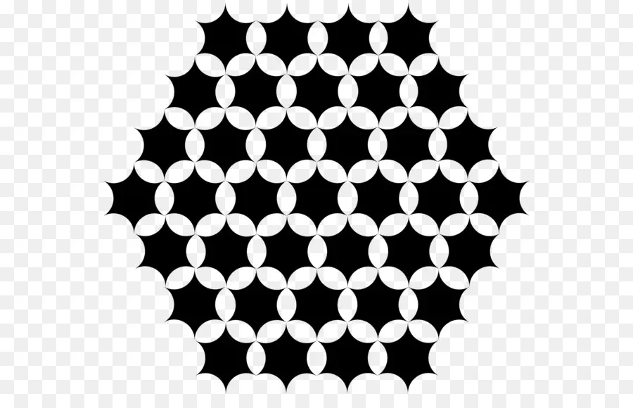 Pola Geometris，Hitam Dan Putih PNG