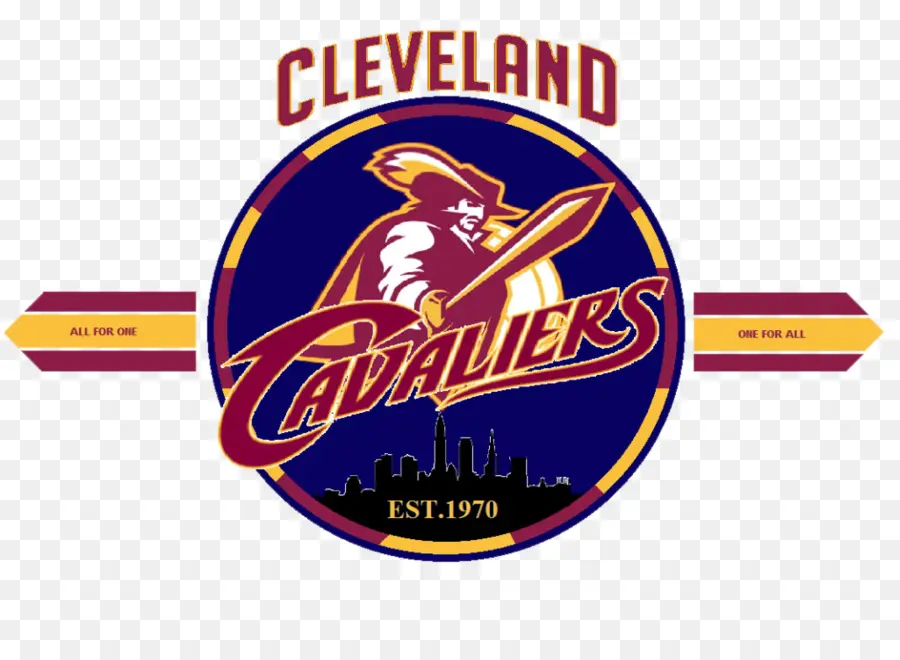 Logo Cleveland Cavalier，Bola Basket PNG