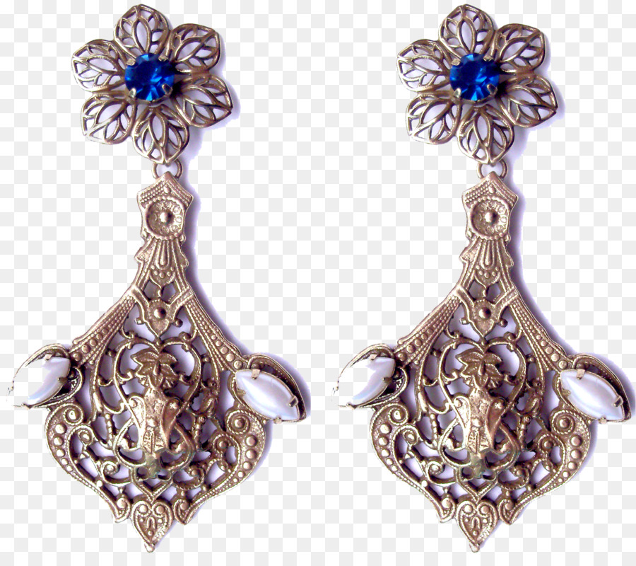 Anting，Permata Biru PNG