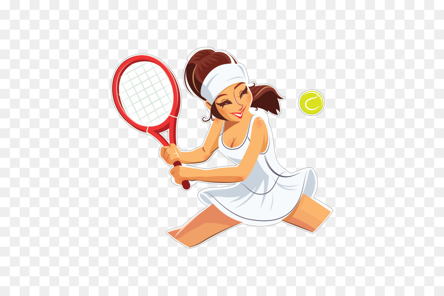 Pemain Tenis，Raket PNG