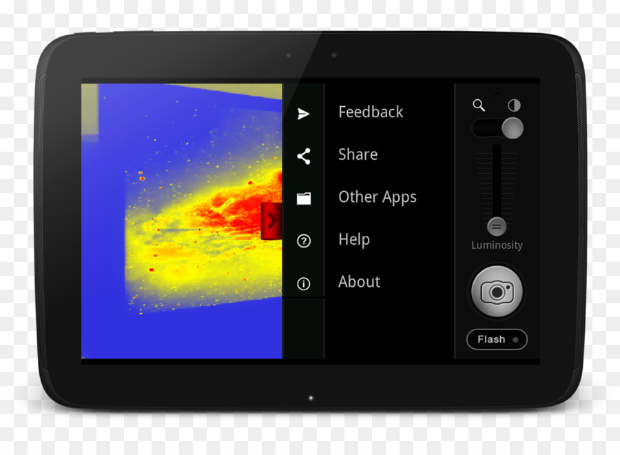 Tampilan Perangkat，Thermal Vision Camera Efek PNG