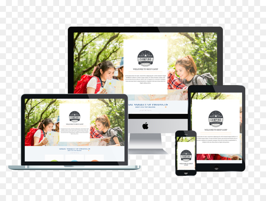 Desain Web Responsif，Template PNG