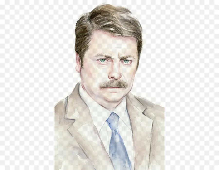 Nick Offerman，Ron Swanson PNG