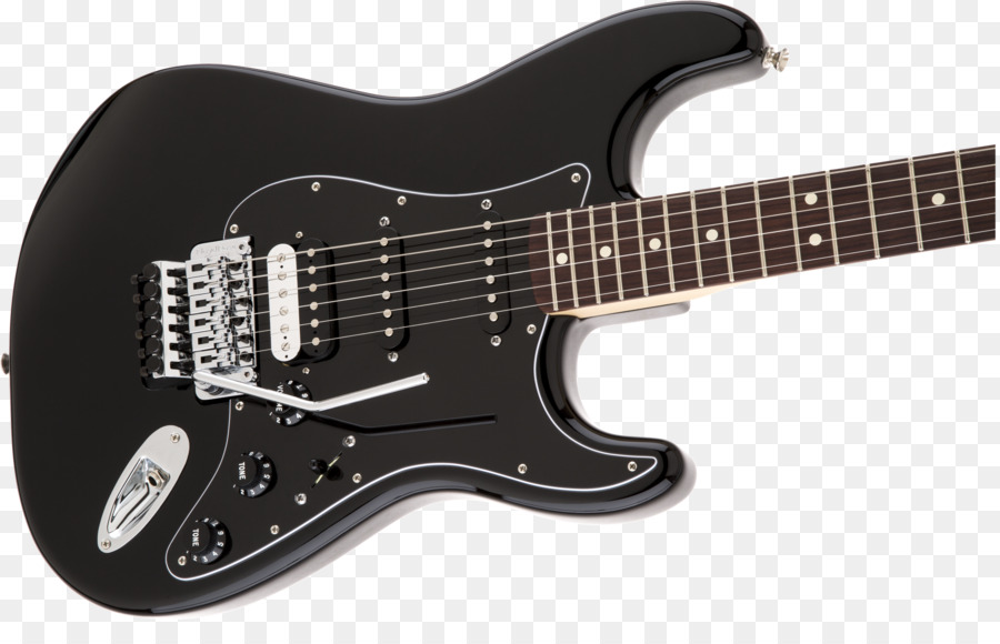 Gitar Listrik Hitam，String PNG