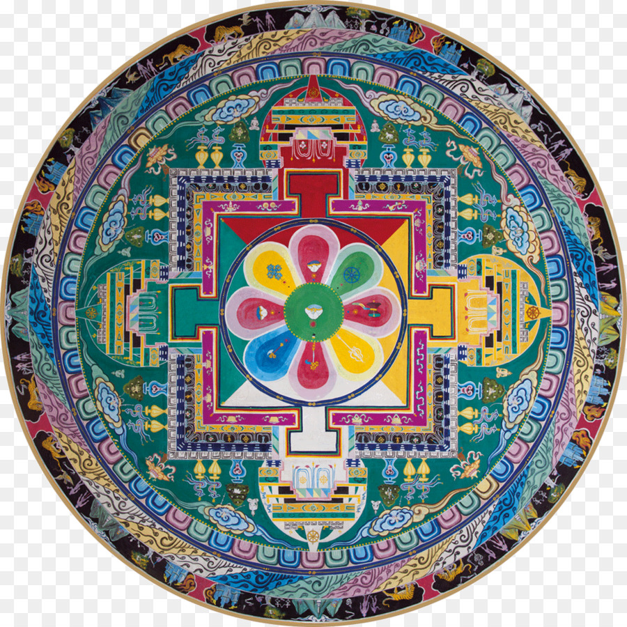 Mandala，Berwarna Warni PNG