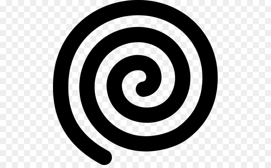 Spiral Hitam，Desain PNG