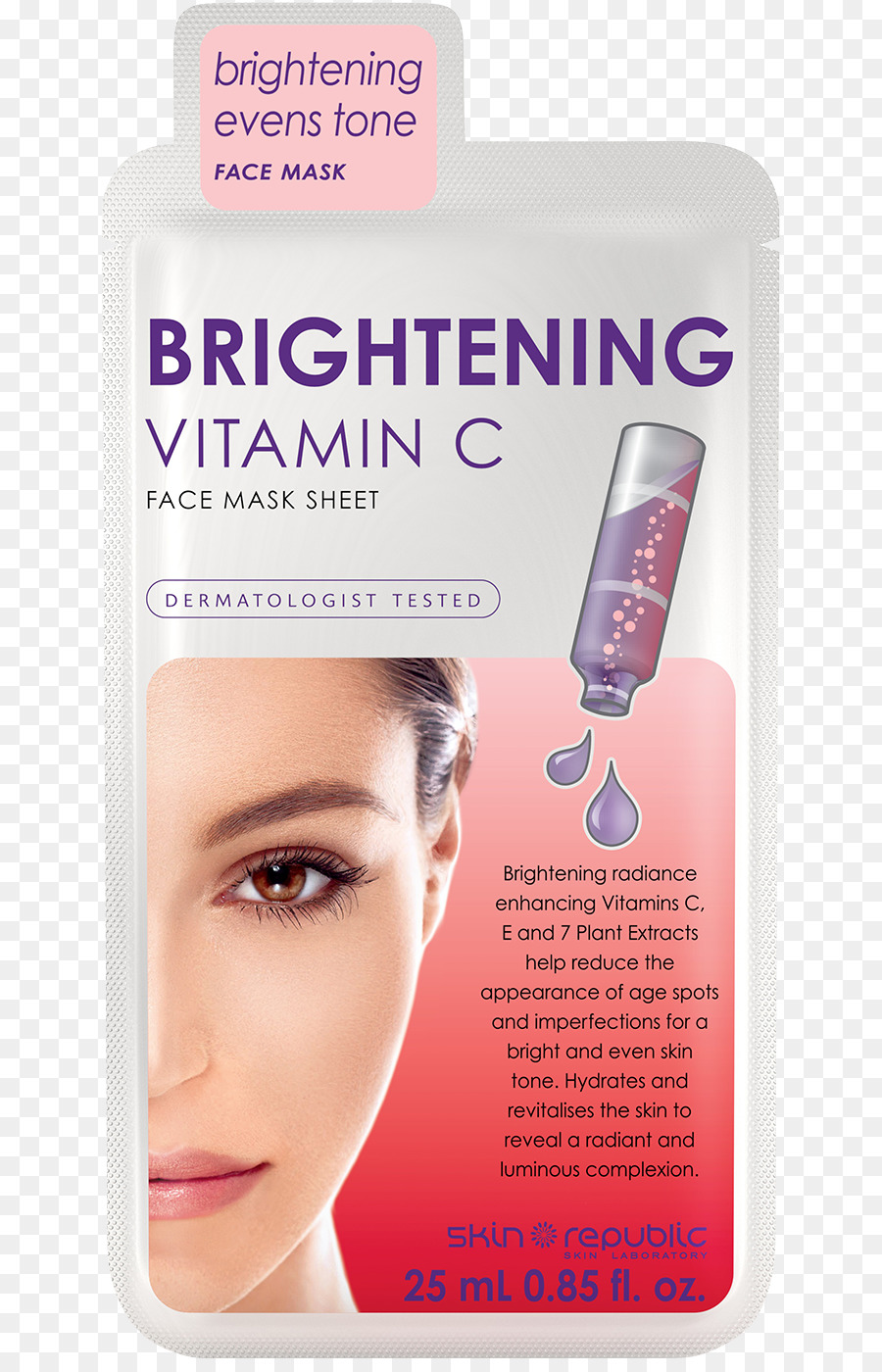 Kulit Republik Brightening Vitamin C Masker Wajah，Vitamin C PNG