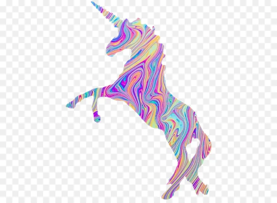 Unicorn Berwarna Warni，Unicorn PNG