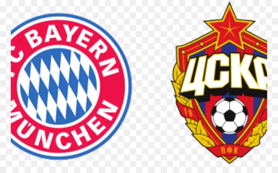 Logo Fc Bayern München Dan Cska Moskow，Sepak Bola PNG