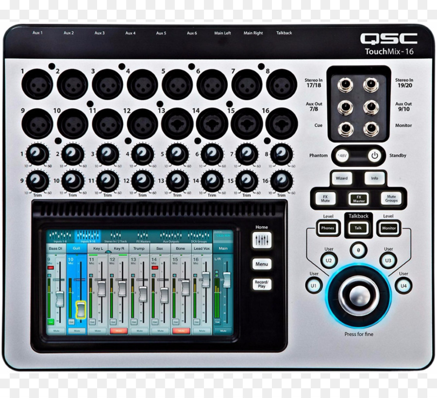 Qsc Touchmix16，Mikrofon PNG