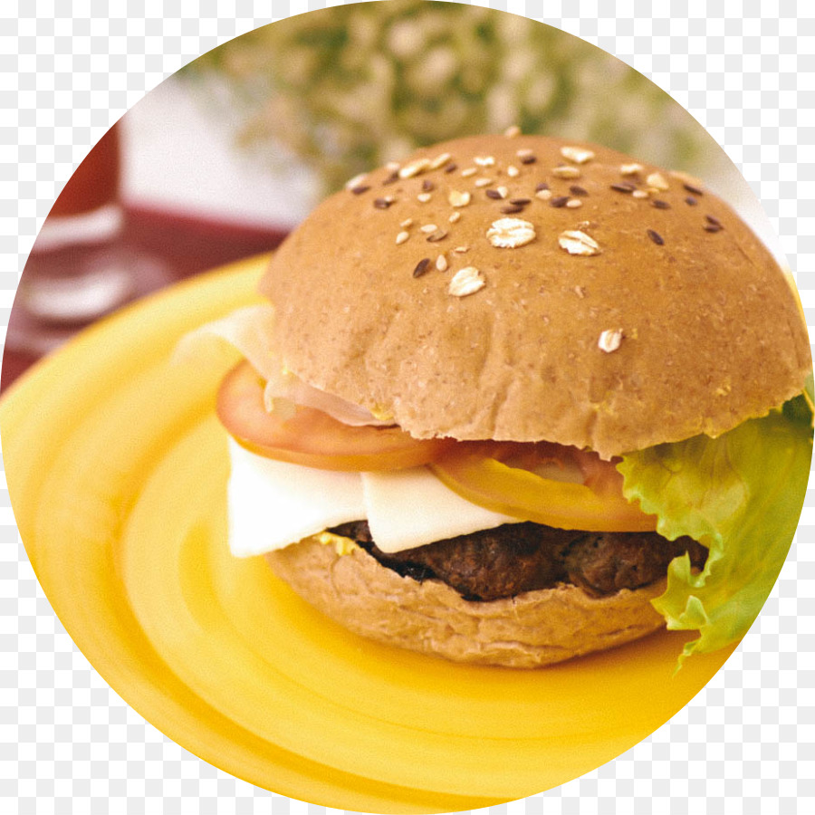 Sarapan Sandwich，Burger Keju PNG