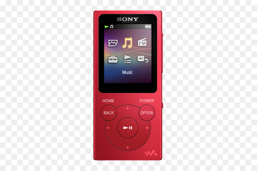 Sony Walkman，Merah PNG