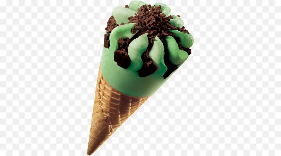 Es Krim Mint，Kerucut PNG