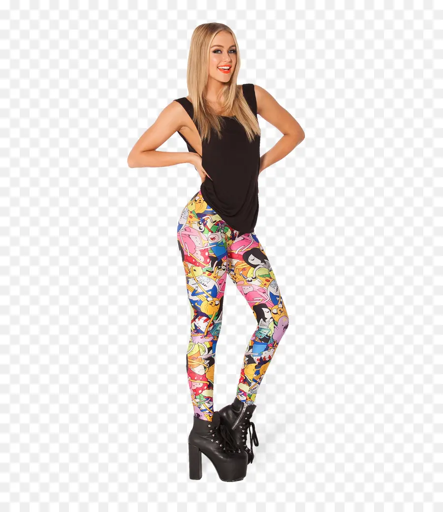 Wanita Dengan Legging，Mode PNG