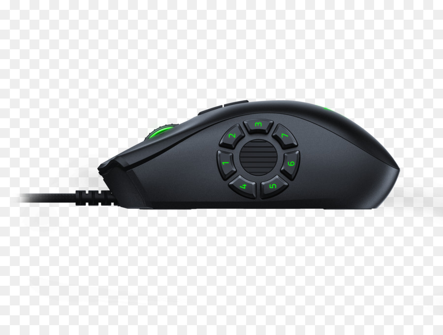 Mouse Komputer，Gaming Usb Optical Mouse Razer Naga Trinity Backlit PNG