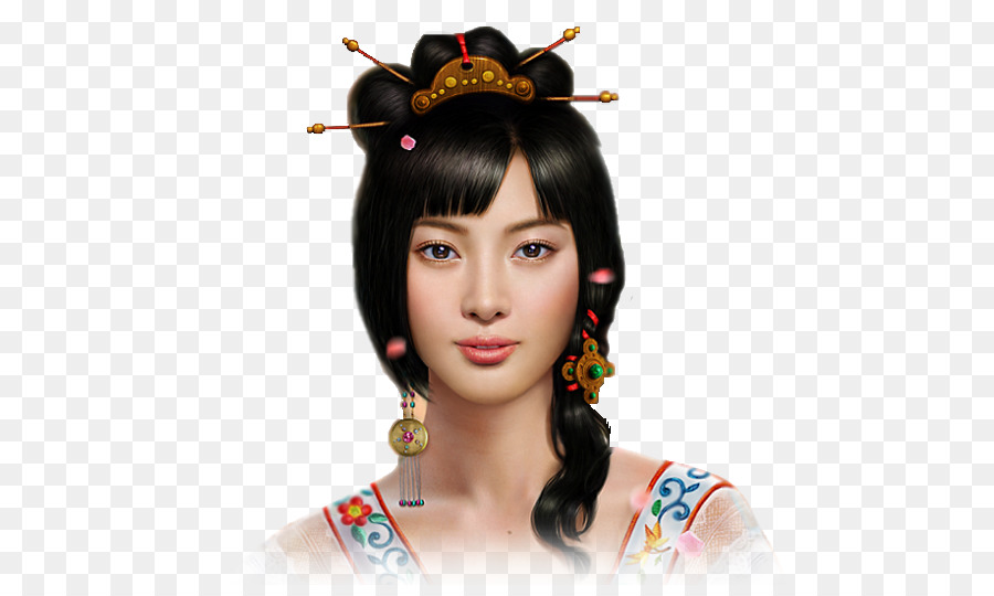 Wanita Dengan Jepit Rambut Tradisional，Jepit Rambut PNG