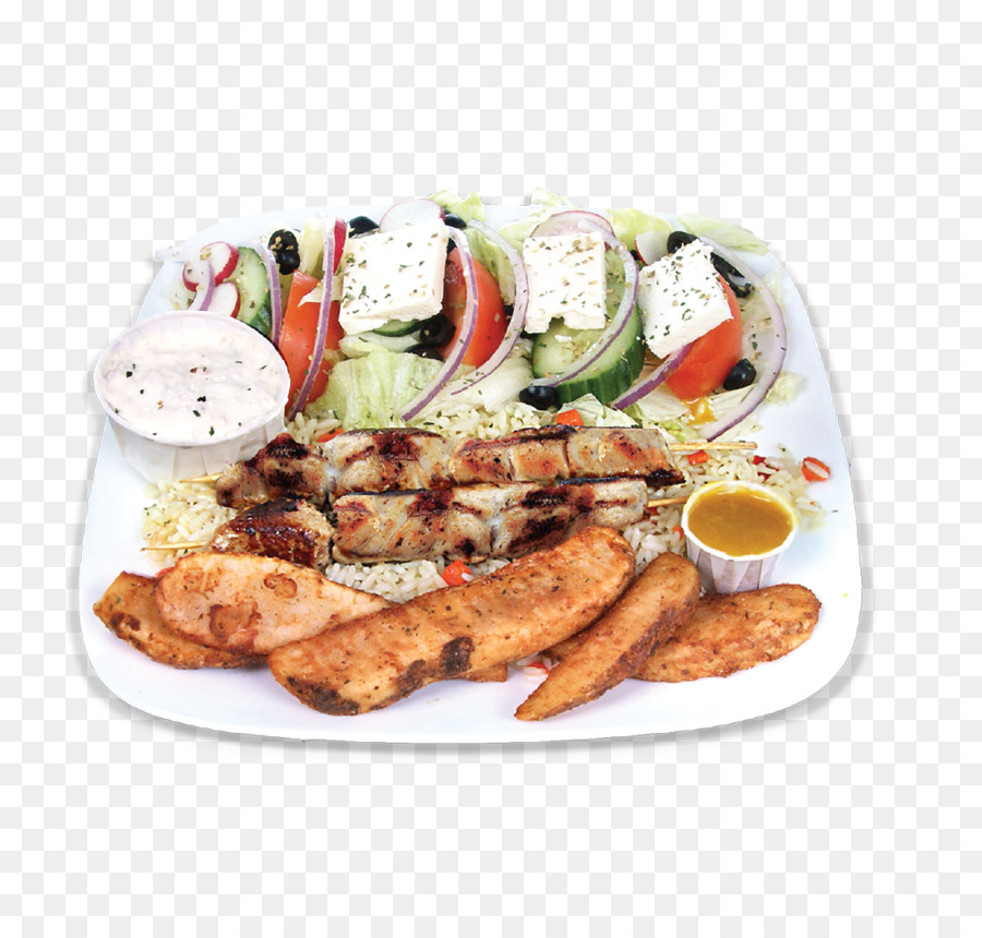 Souvlaki，Sarapan Lengkap PNG