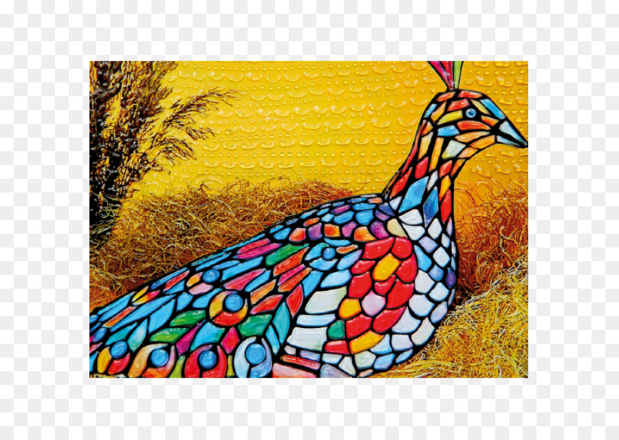  Lukisan Mozaik  Burung Kumpulan Montase Kolase dan Mozaik 