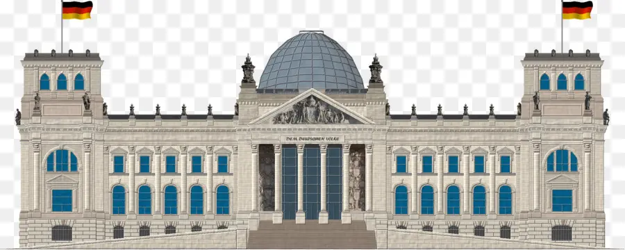 Gedung Reichstag，Jerman PNG