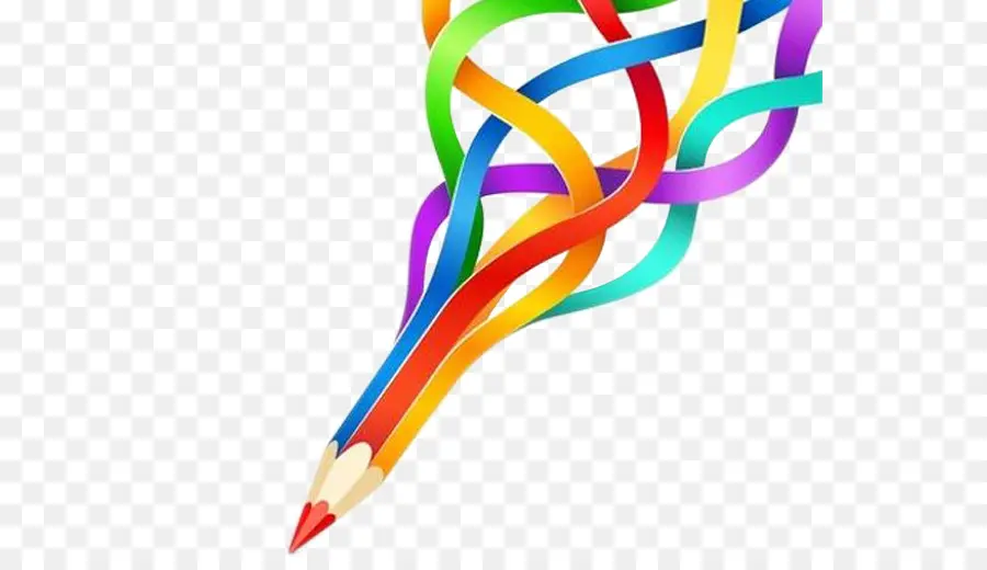 Pensil Warna Warni，Menggambar PNG