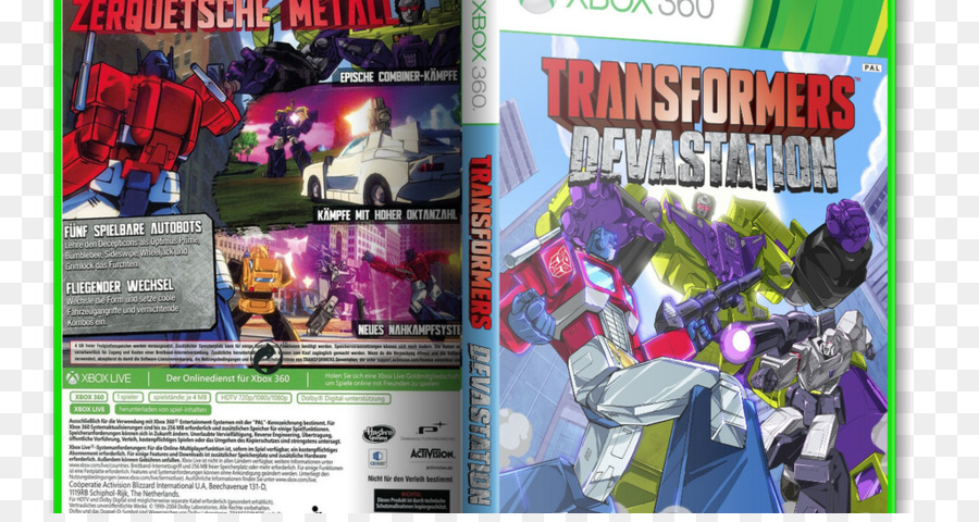 Transformers Kehancuran，Xbox 360 PNG