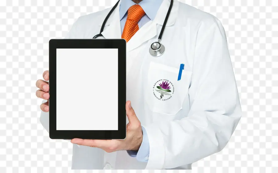 Dokter Dengan Tablet，Stetoskop PNG