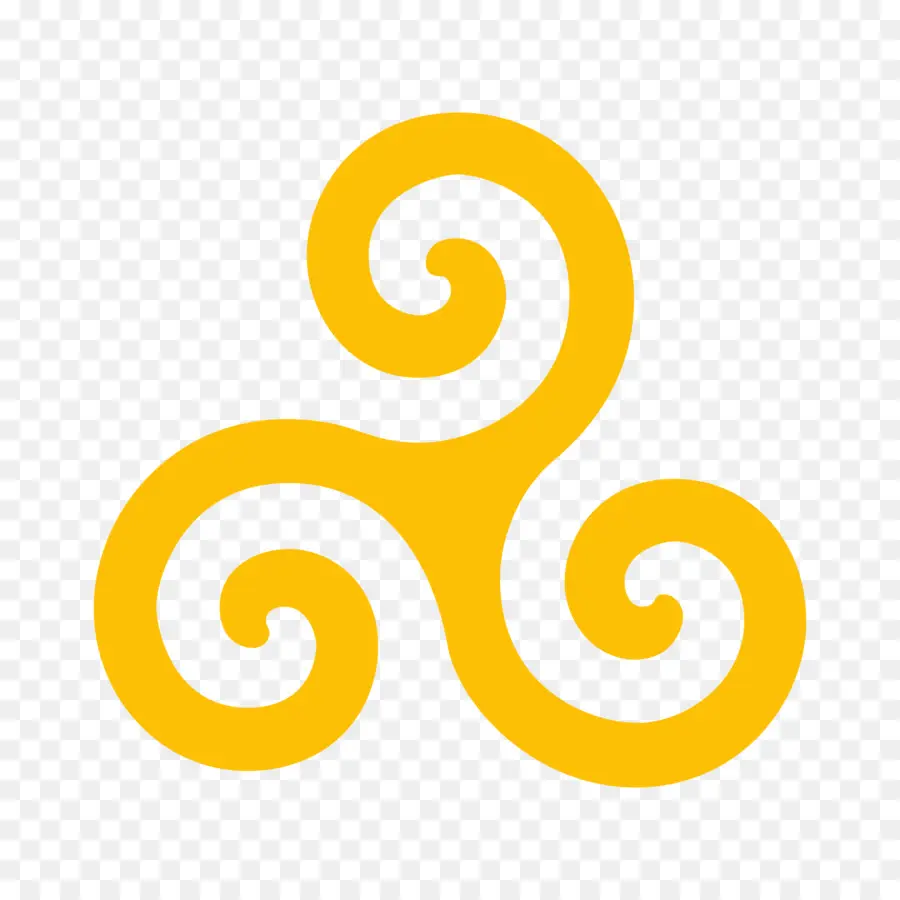 Triskelion Kuning，Celtic PNG