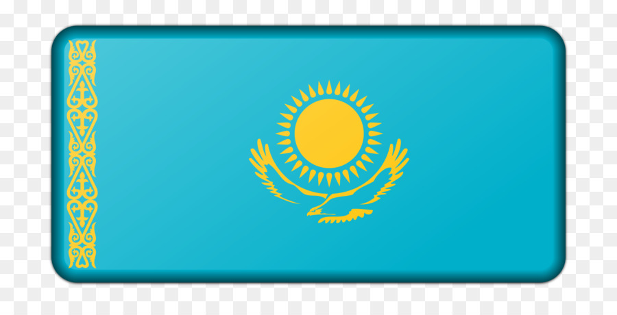 Kazakhstan，Bendera Kazakhstan PNG