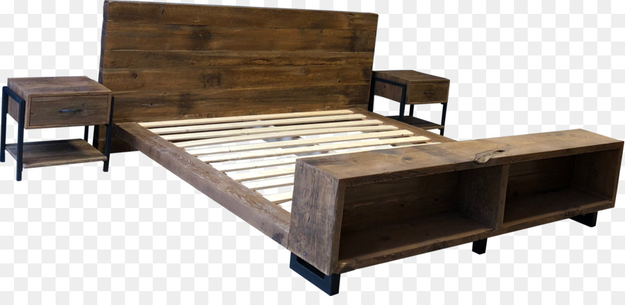 Rangka Tempat Tidur Kayu，Tempat Tidur PNG