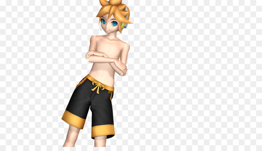 Kagamine Rinlen，Baju Renang PNG