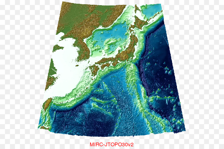 Dasar Laut，Peta Topografi PNG